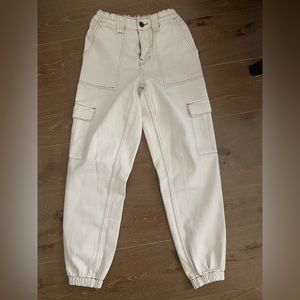 PACSUN cream joggers